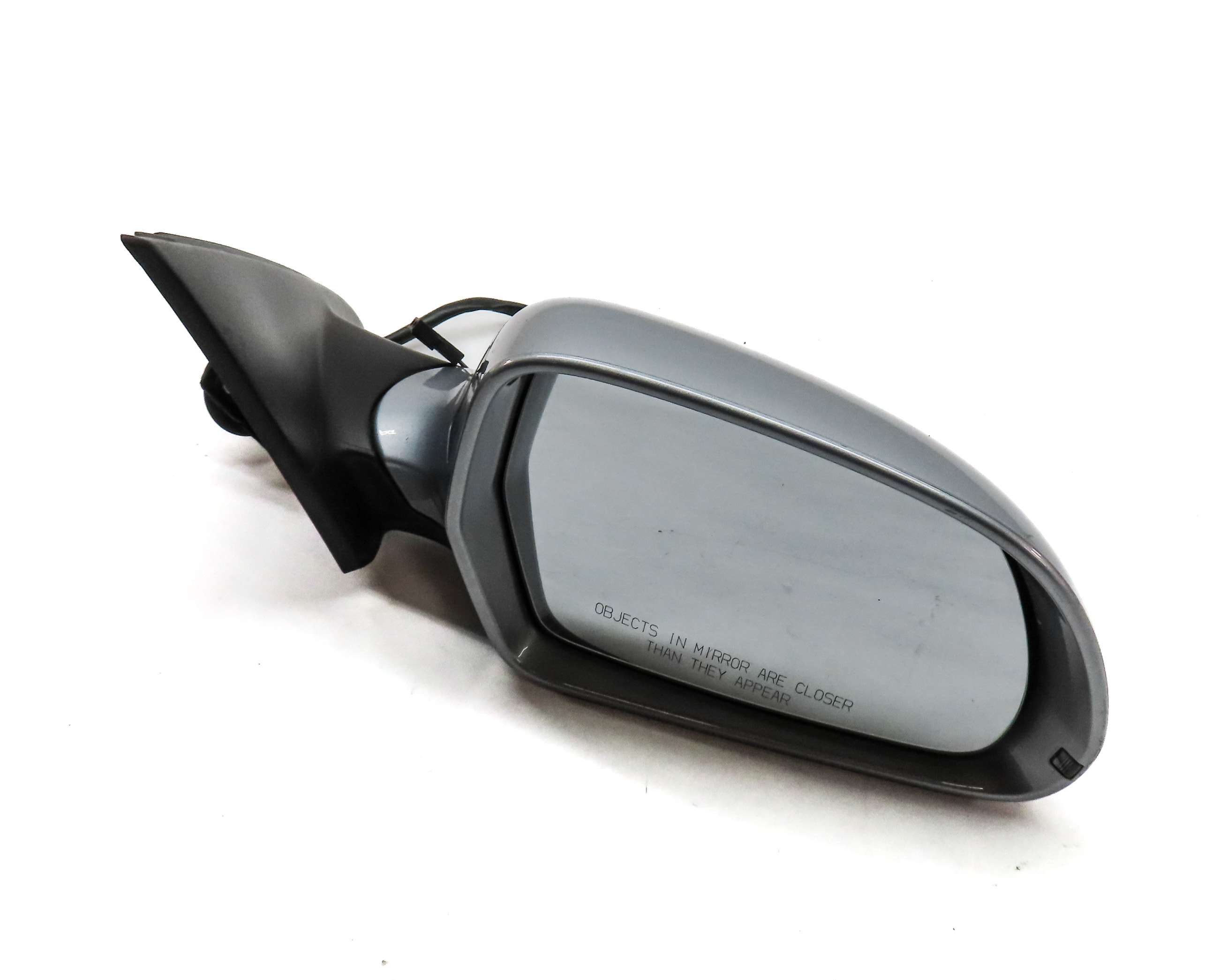 15-18 AUDI Q3 8U RIGHT DOOR MIRROR AUTODIM PFOLD HEATED BLIND SPOT (Silver) — exact item pictured